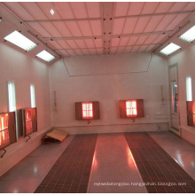 AA4C Spray booth with Red Infrared heating lamp  AA-SB601